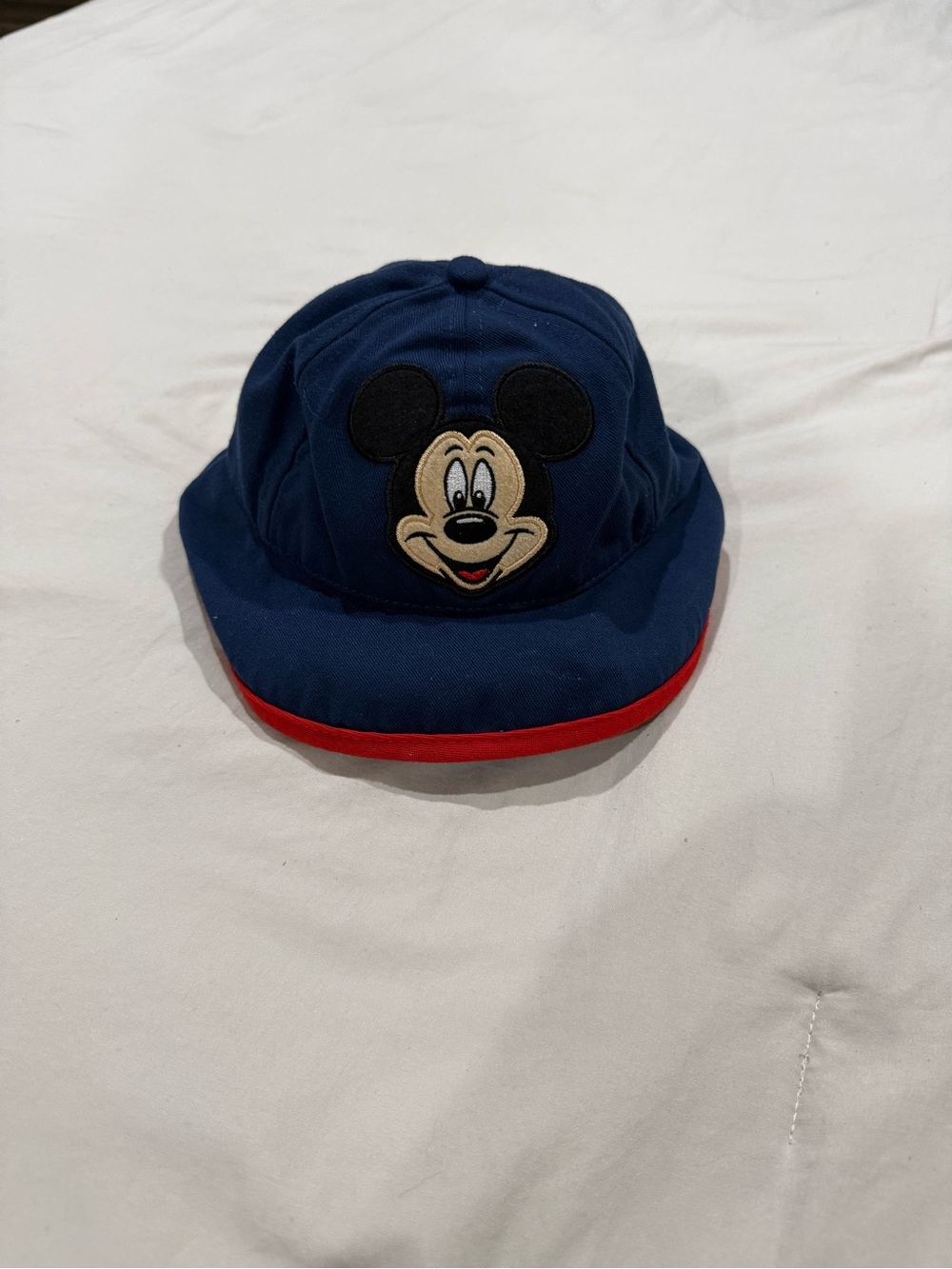 Disney Navy Blue and Red Mickey Mouse Kids Cap